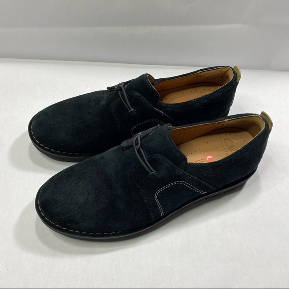 Clarks Artisan Unstructured Suede Leather Slip On Style Loafers - Picture 4 of 10